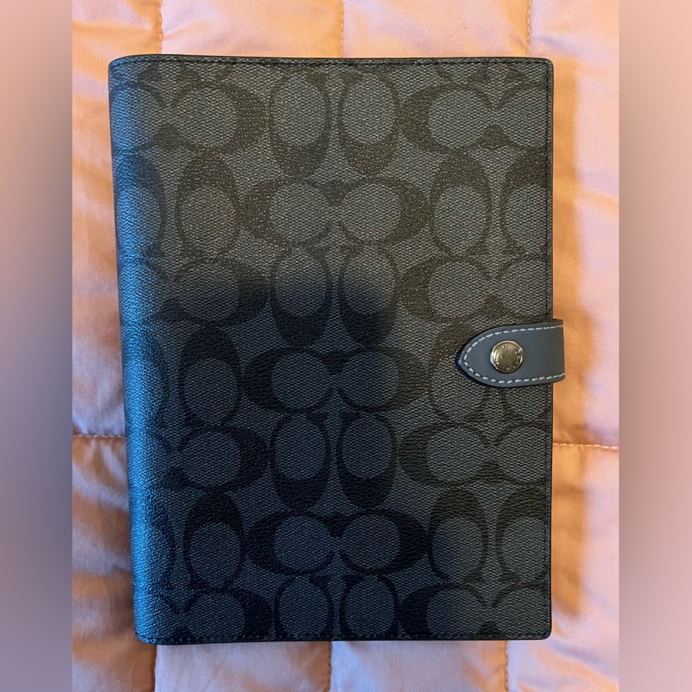 Coach Signature Notebook Cover